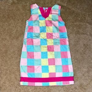 Girls Vineyard Vines plaid dress